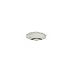 Plat ovale inox gamme choc 40 x 27,5 cm - par 10