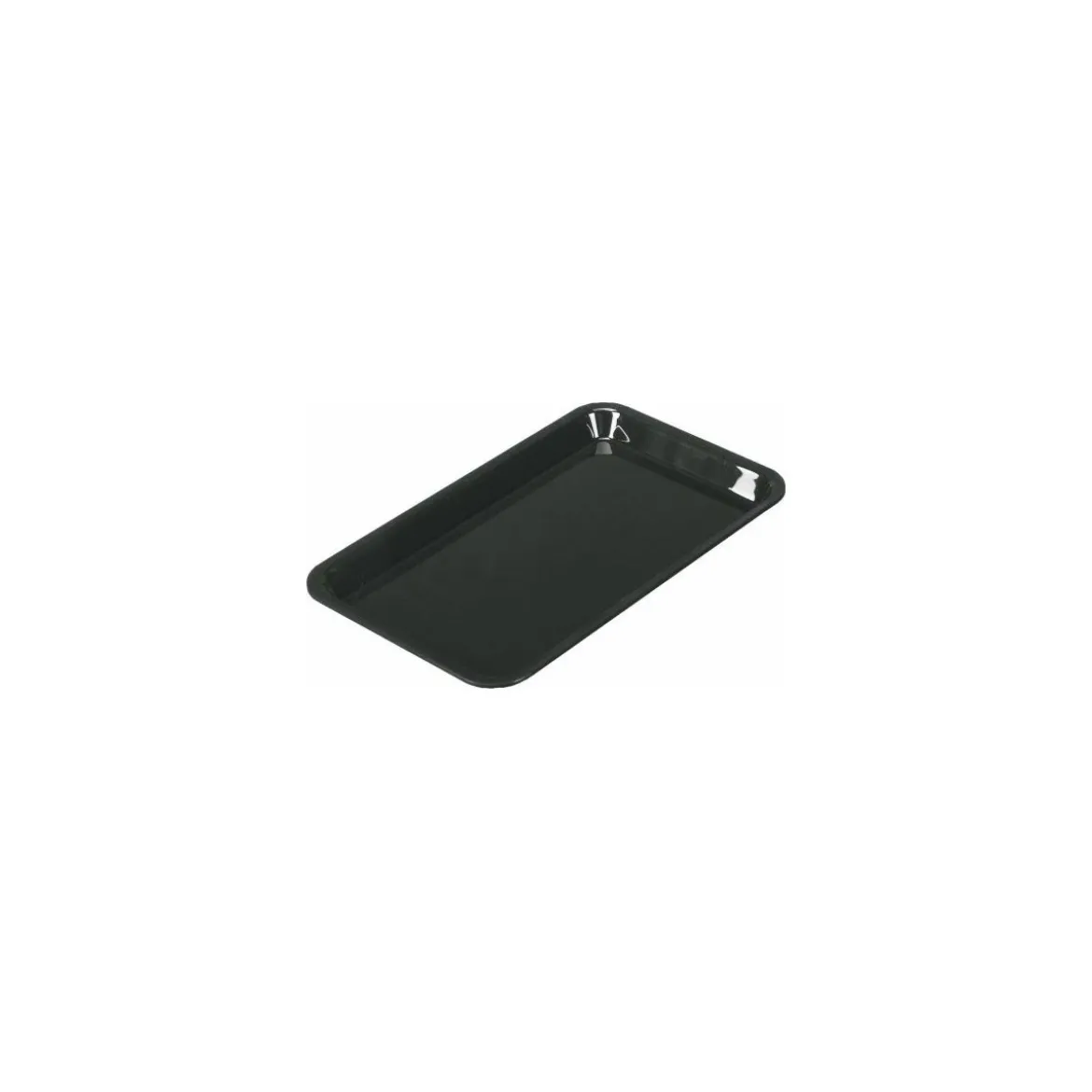 Plat plexi GN 1/4 noir H. 1,7 cm 26,5 x 16,2 cm