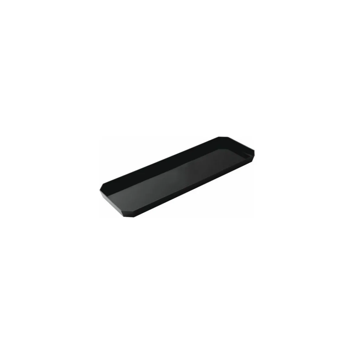 Plat ravier long noir 56 x 19 x 3,5 cm