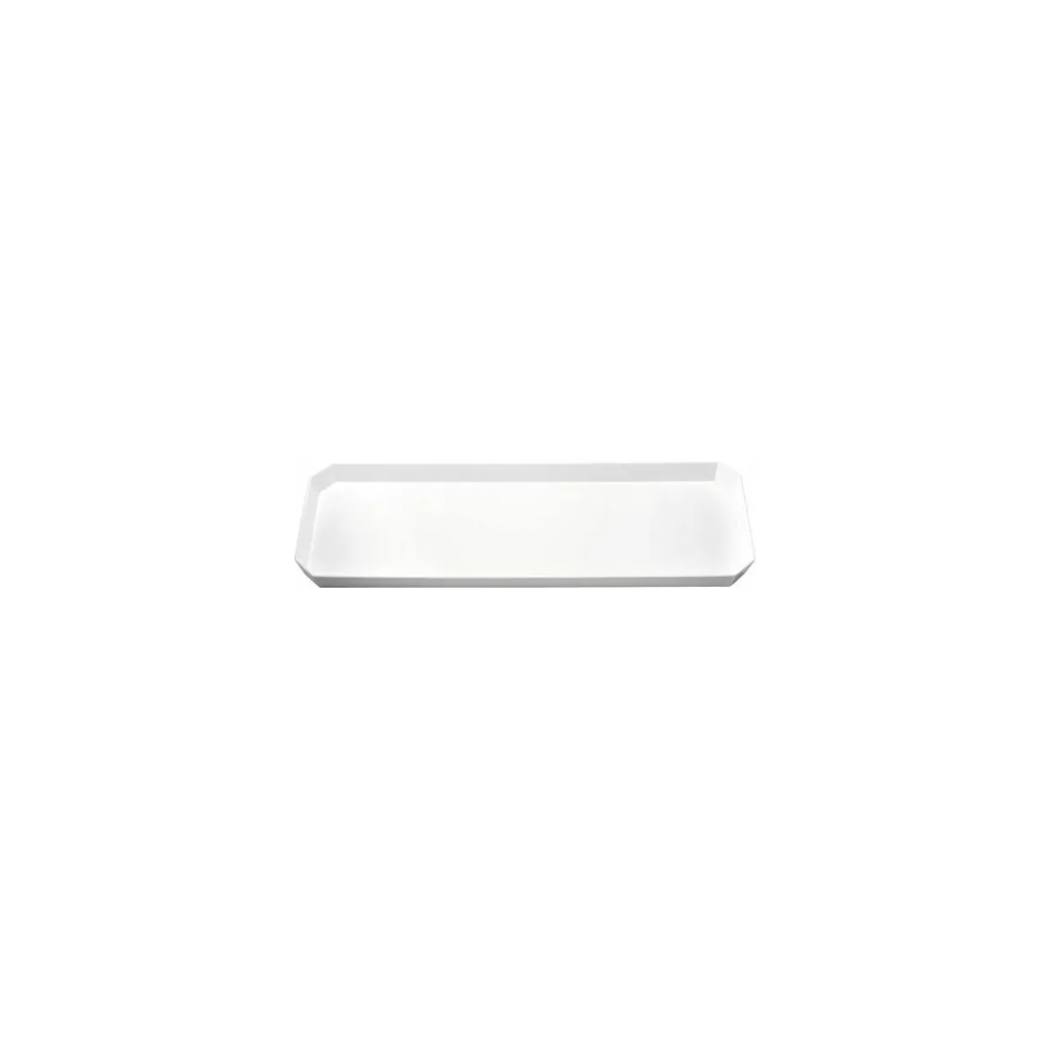 Plat ravier mélamine blanc 56 x 19 x 3,5 cm