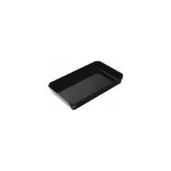 Plat ravier mélamine noir 33,5 x 20 x 4,5 cm