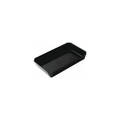 Plat ravier mélamine noir 29,5 x 17 x 4,5 cm
