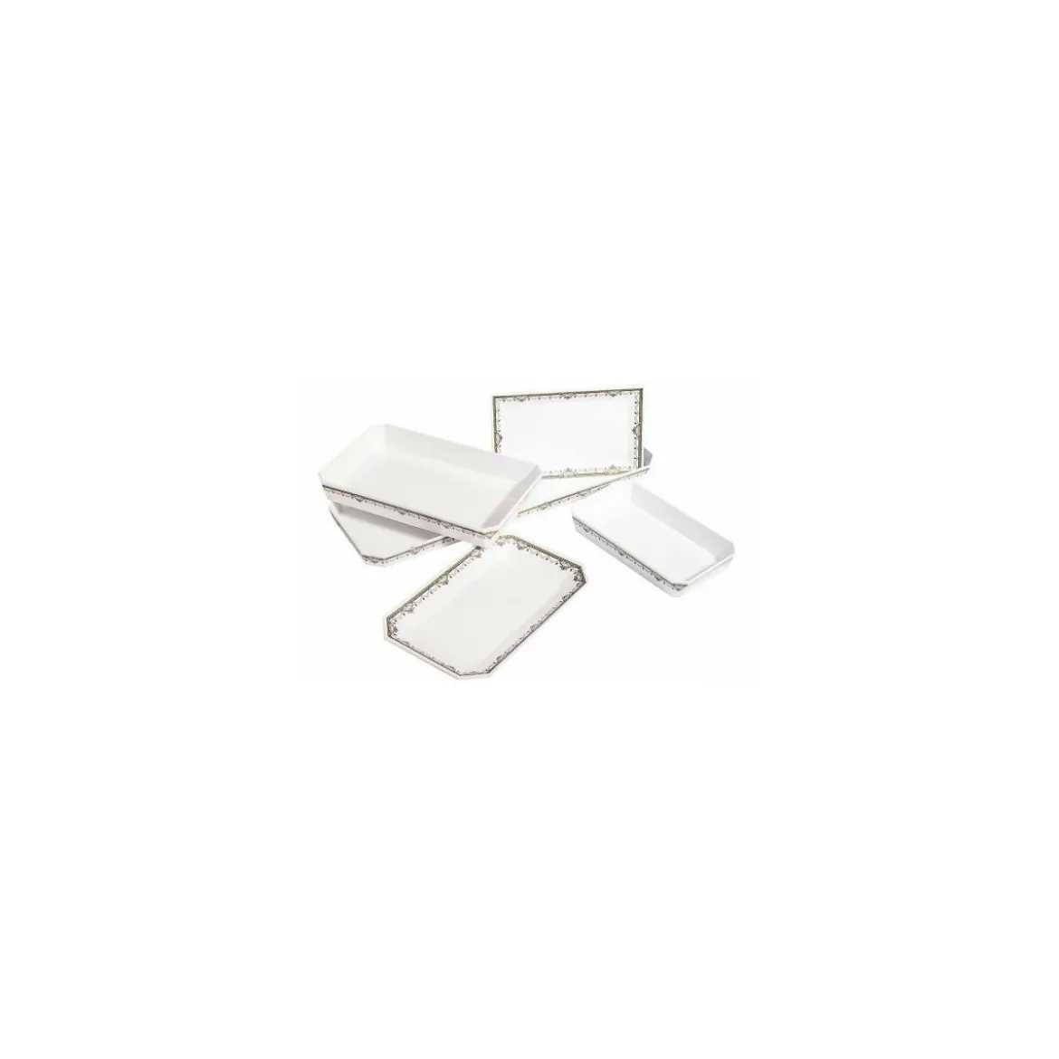 Plat ravier mélamine Pompadour 56 x 19 x 4,5 cm