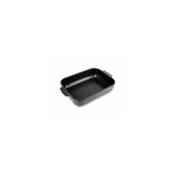 Plat rectangulaire noir Appolia céramique 2,7 L