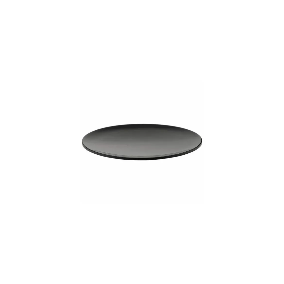 Plat rond mélamine noir ø 20,8 cm