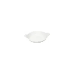 Plat rond à oreilles porcelaine 12,5 cm - par 6