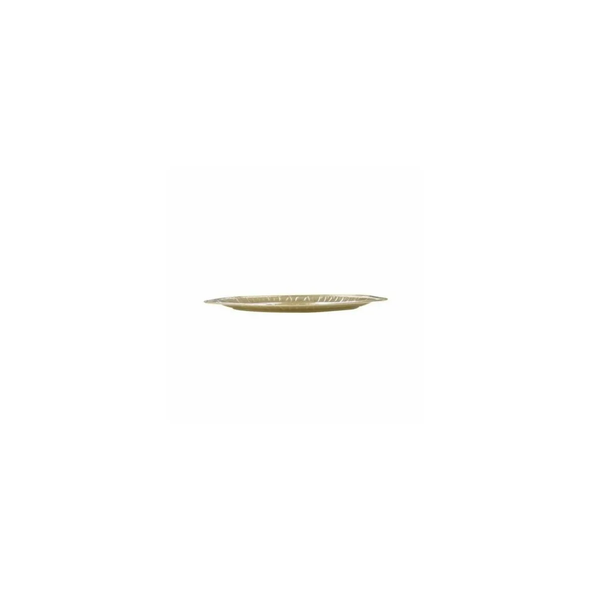 Plat traiteur ovale en aluminium 55 x 36 cm - par 10