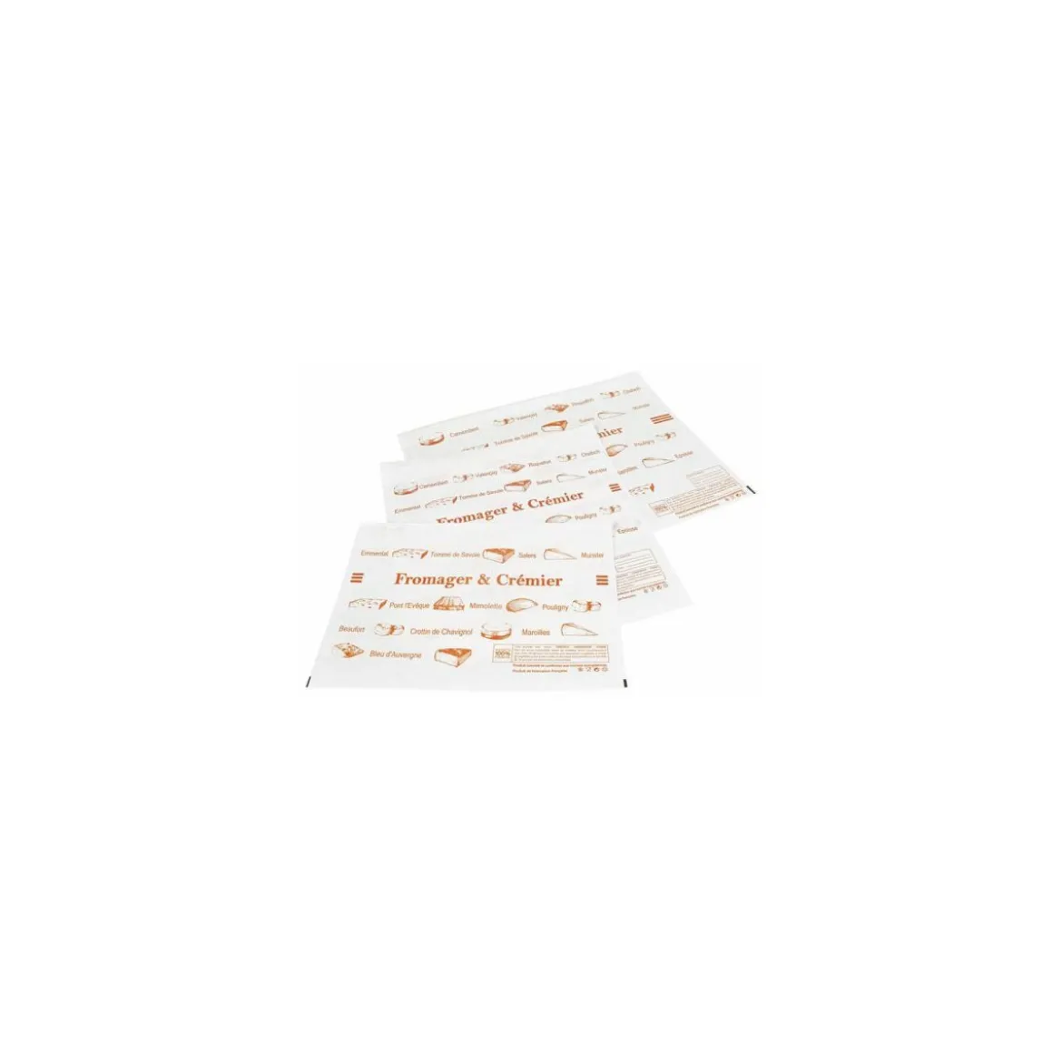 Pochette fraicheur fromagerie 250 x 250 mm - par 1000