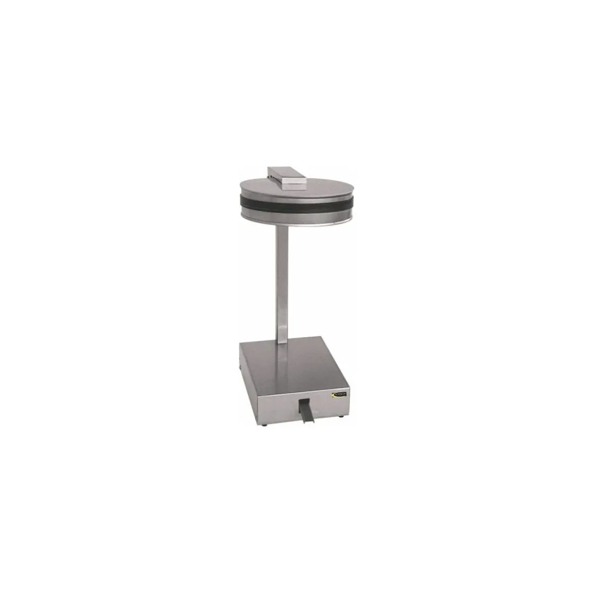 Porte sac poubelles inox 100 L avec couvercle PVC