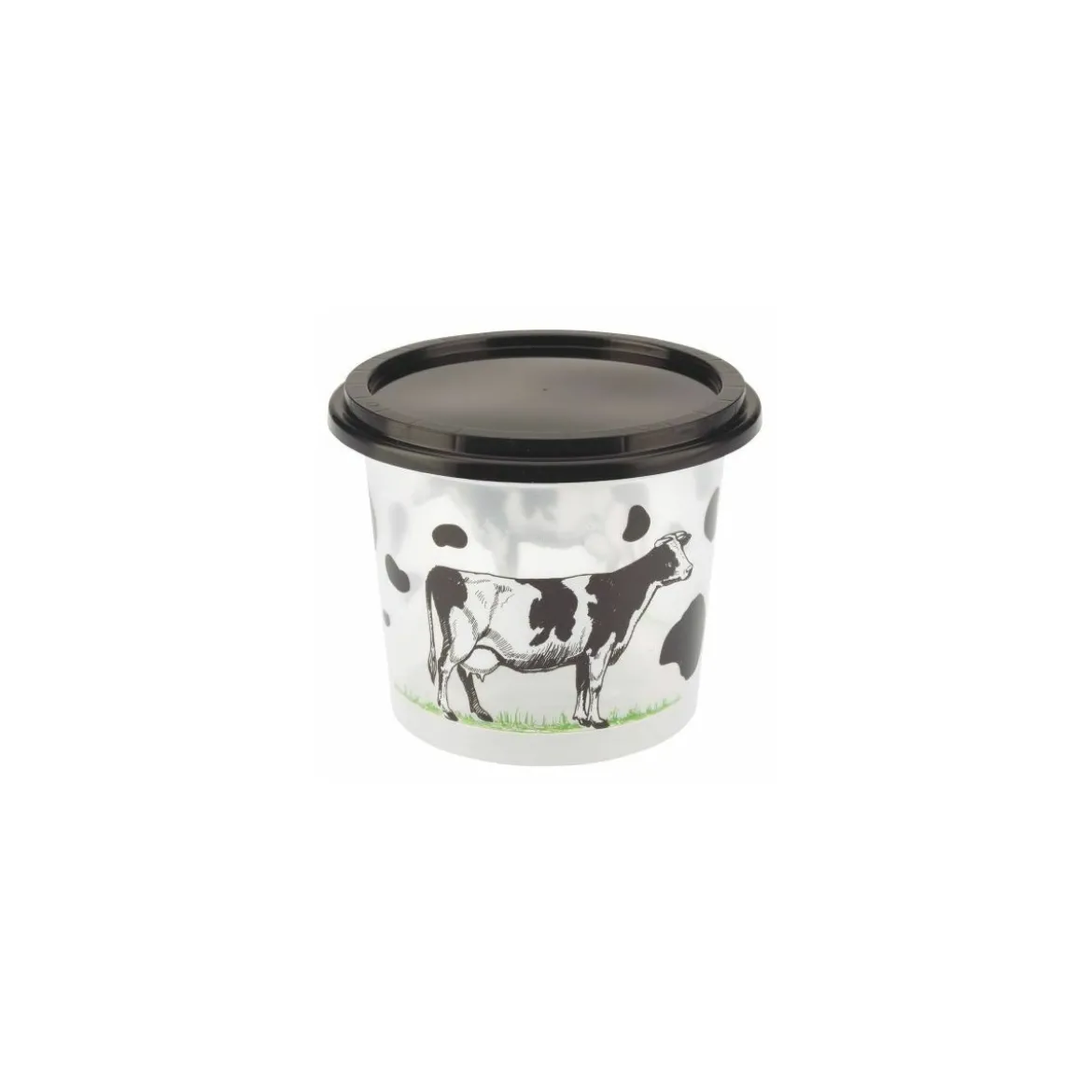 Pot à crème fraiche décor vache 50 cl - par 250