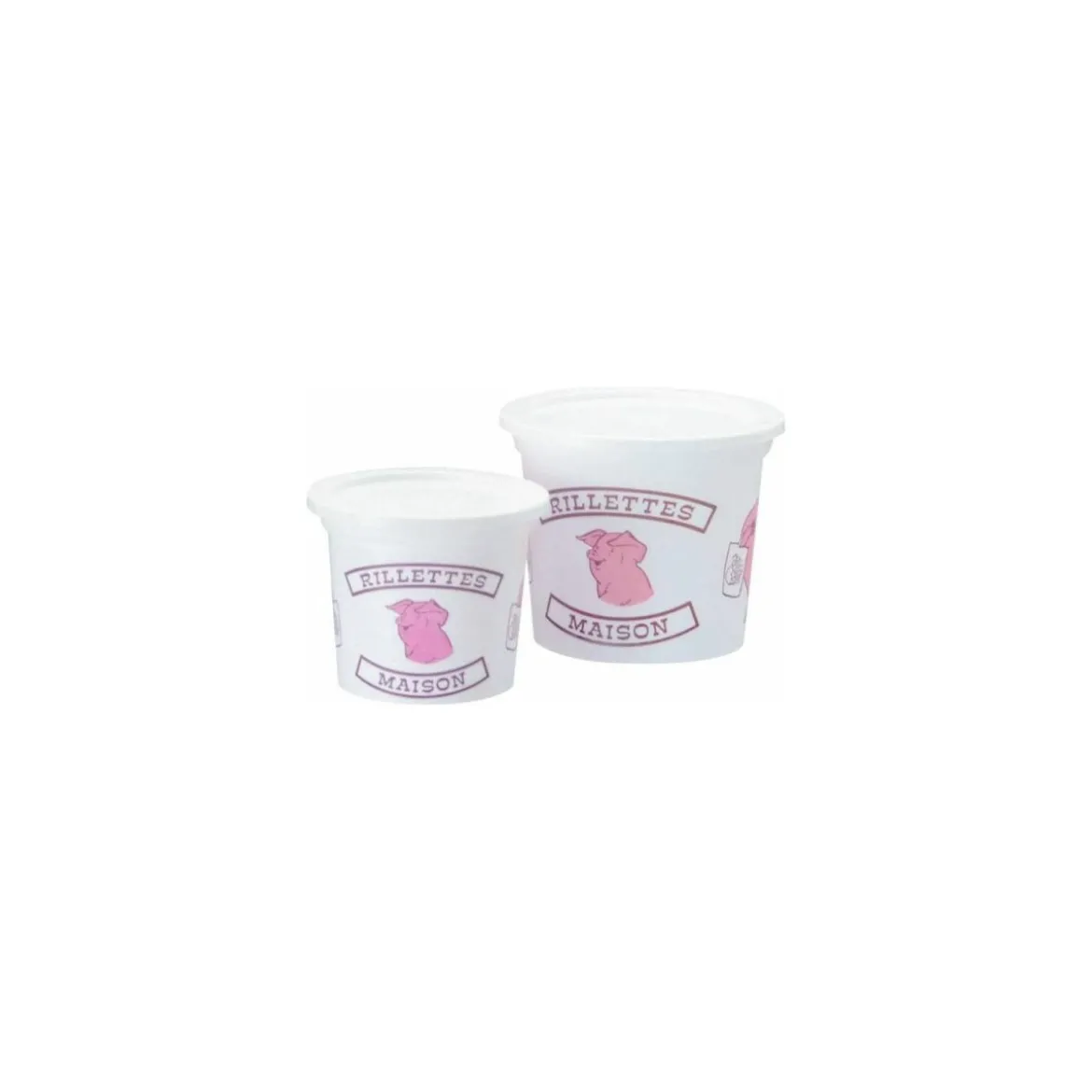 Pot de rillette porc maison blanc 250 ml - par 250