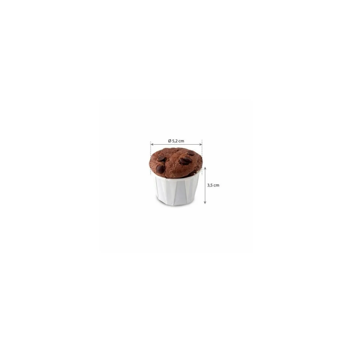 Pot papier plissé ingraissable 60 ml - par 250