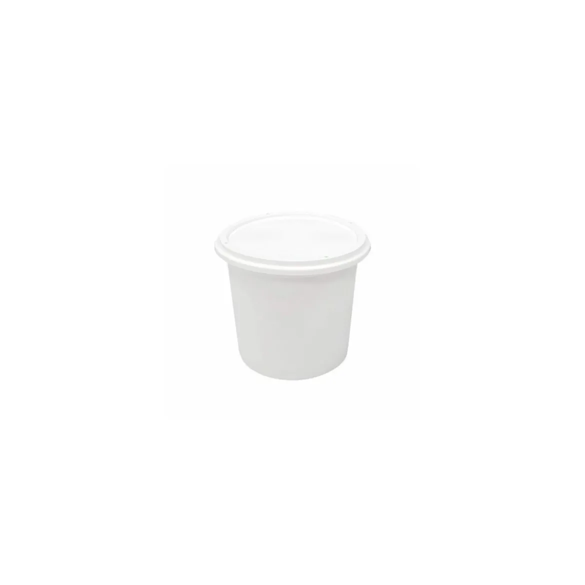 Pot plastique PP avec couvercle 500 ml - par 250