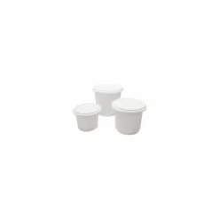 Pot plastique PP avec couvercle 125 ml - par 250