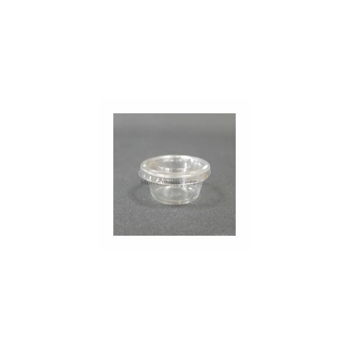Pot à sauce plastique transparent Delipack 60 ml - par 100