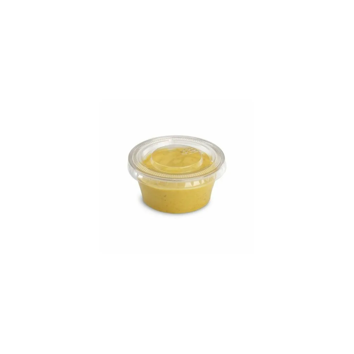 Pot à sauce plastique transparent Delipack 60 ml - par 100