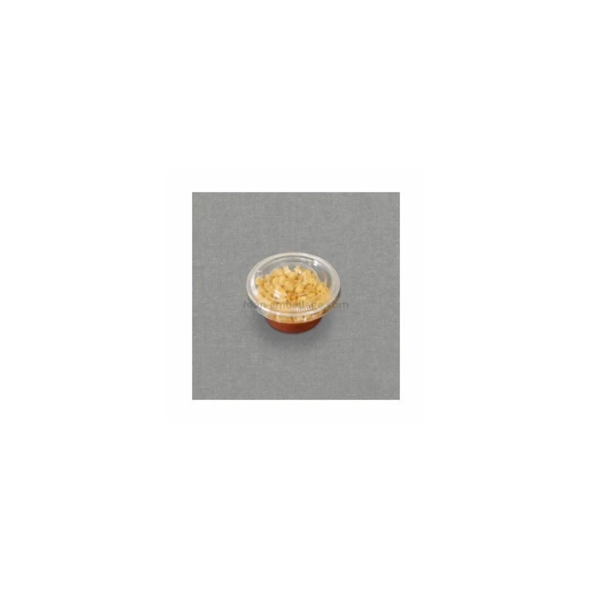 Pot à sauce plastique transparent Delipack 100 ml - par 100