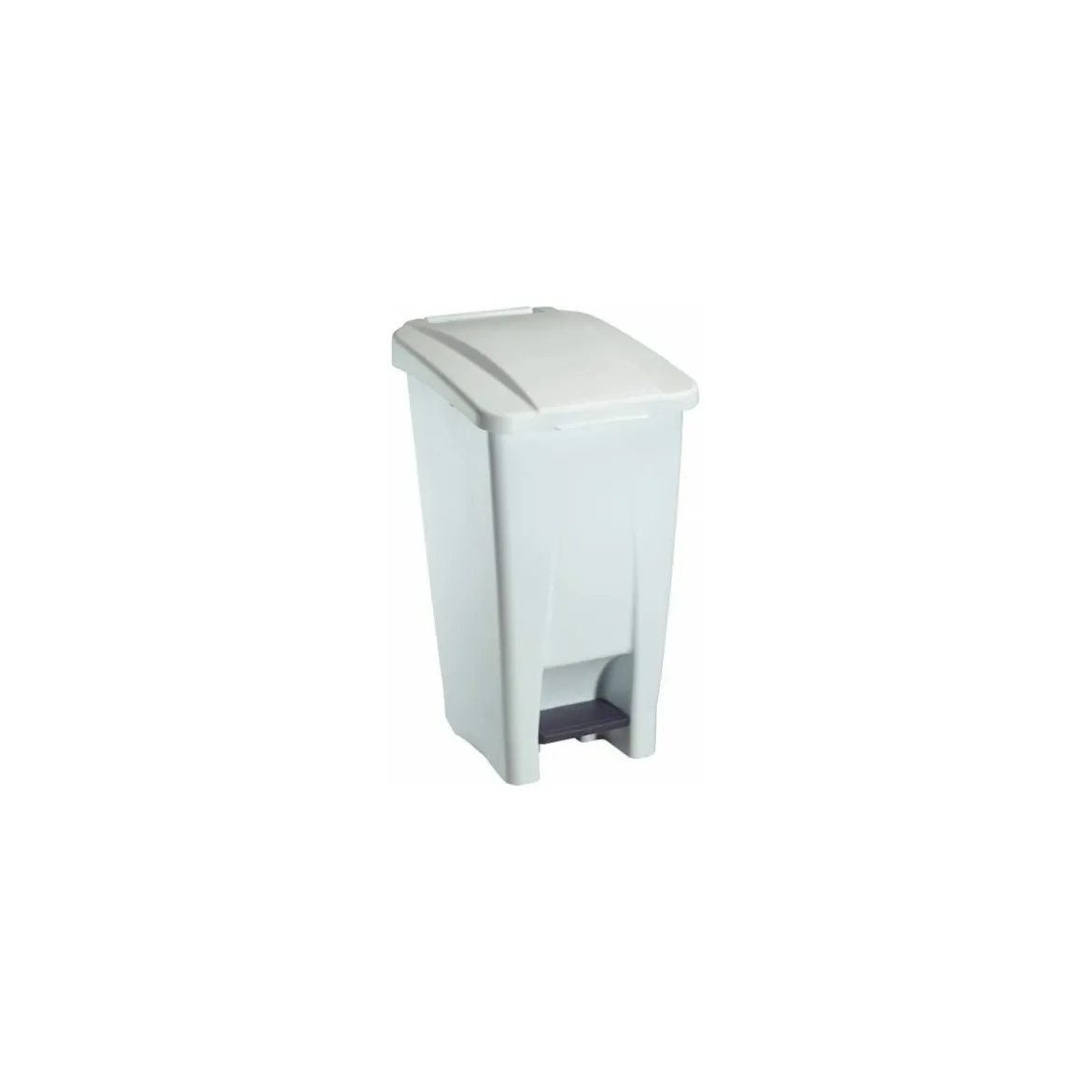 Poubelle mobile à pédale Mobily blanc 60 L