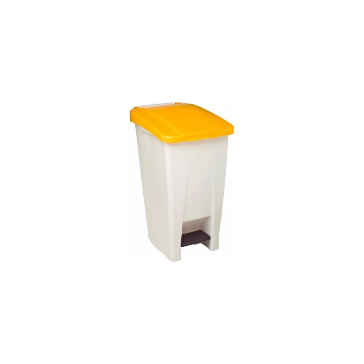 Poubelle mobile à pédale Mobily jaune 60 L