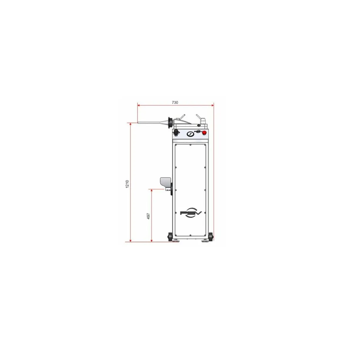 Poussoir hydraulique 40 L Villa 40 400 V triphasé