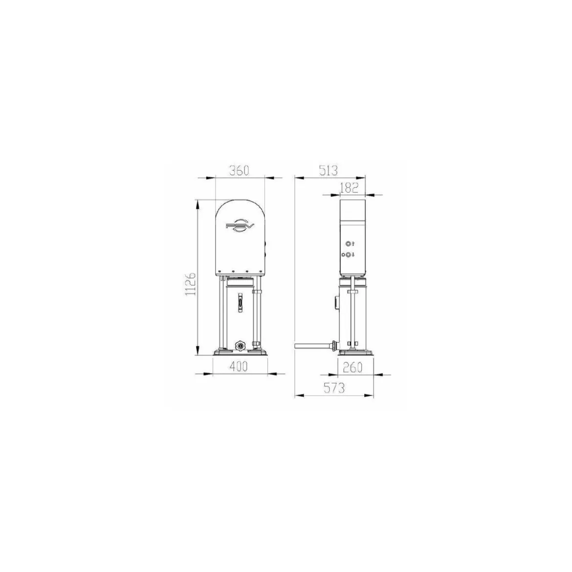 Poussoir hydraulique Villa ST13