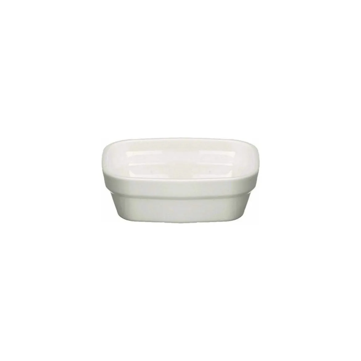 Ravier carré copolyester blanc 25 cl - par 6