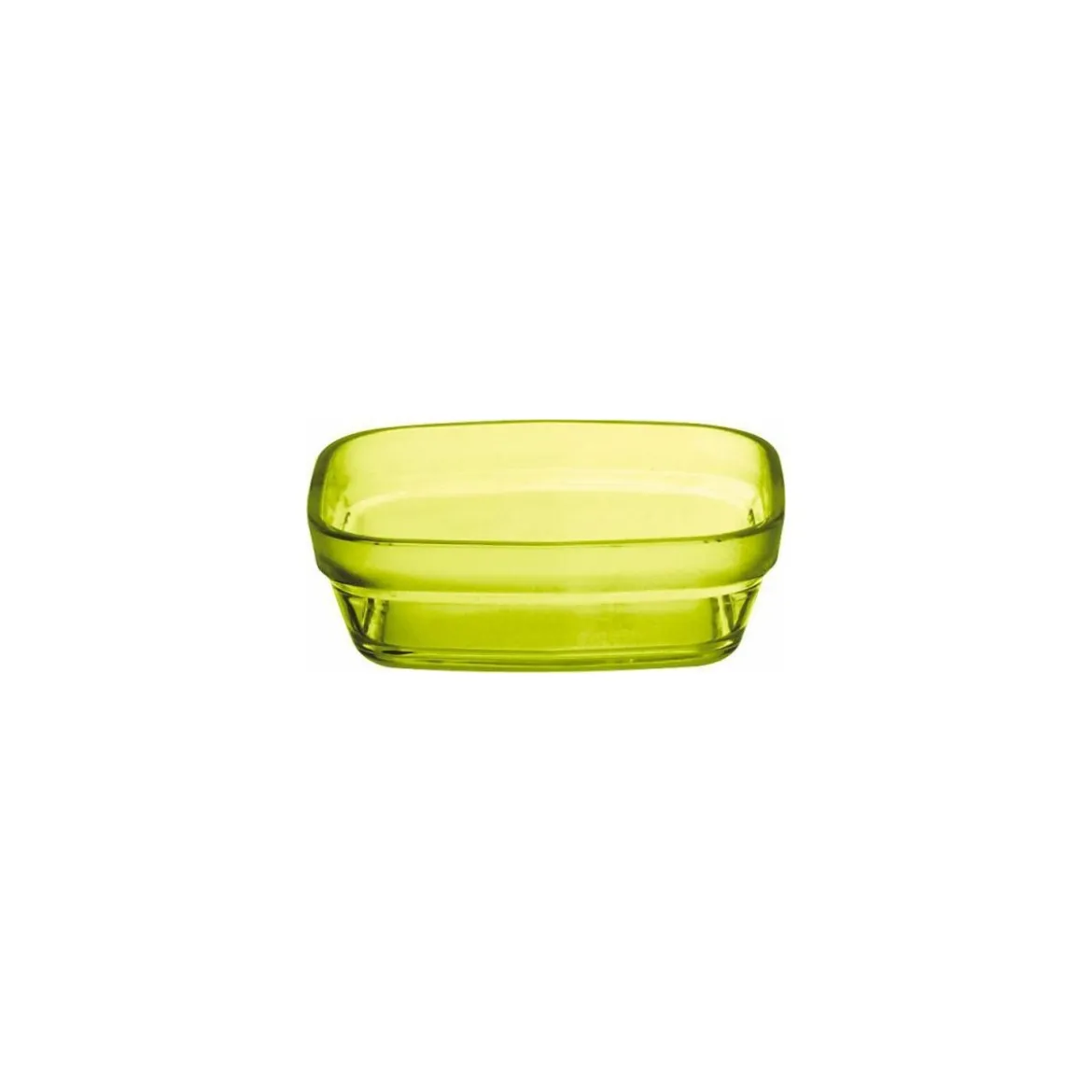 Ravier carré copolyester jaune 25 cl - par 6