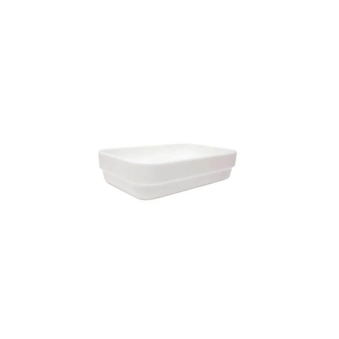 Ravier individuel blanc verre trempé 28 cl 14 x 9 cm - par 24