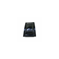 Ravier noir sushi et produits frais Quadripack + couvercle 17 x 10,5 cm - par 25