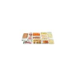 Ravier plexi GN 1/4 blanc H. 5 cm 26,5 x 16,2 cm
