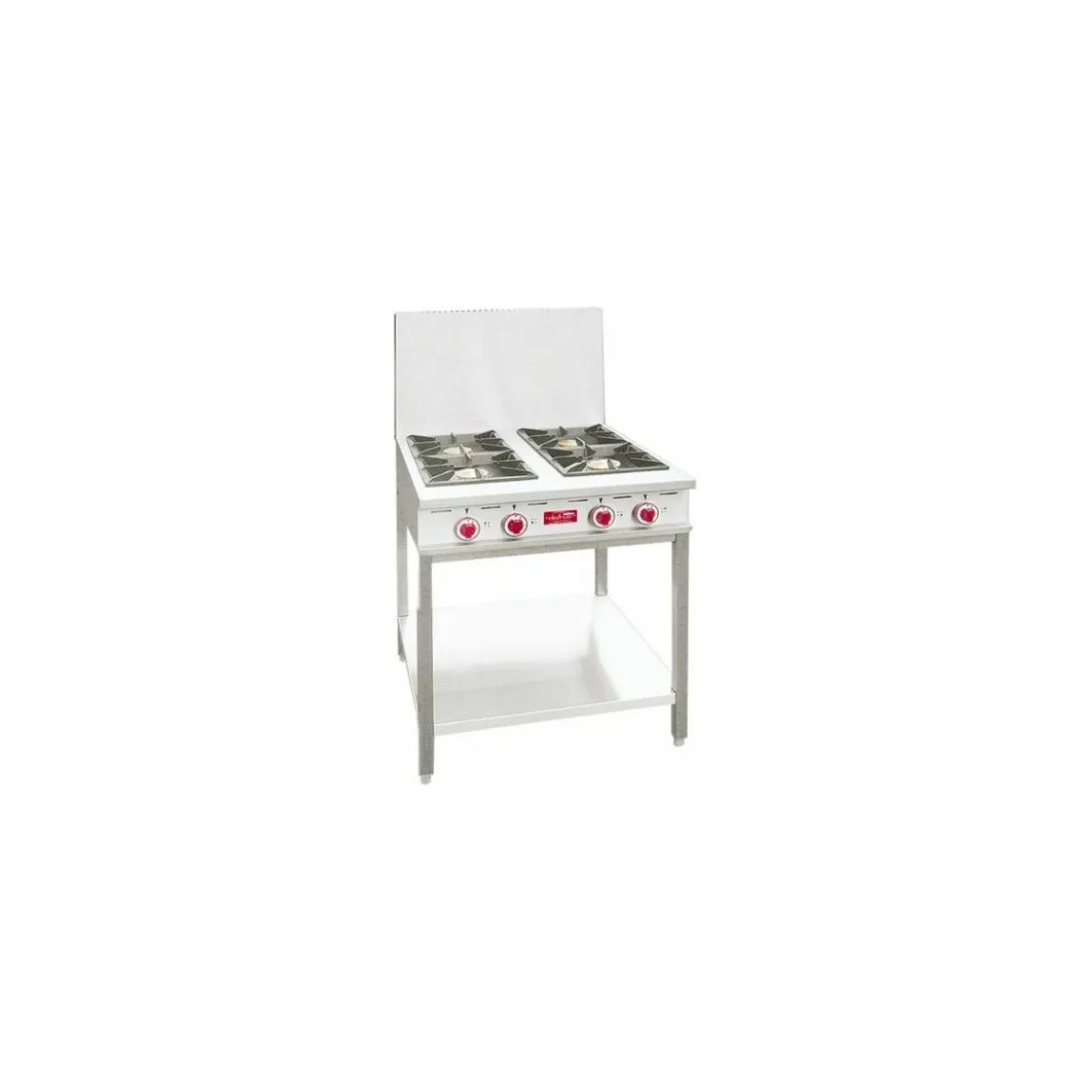 Réchaud 4 feux 7,5 Kw 80 x 92,5 x 22 cm