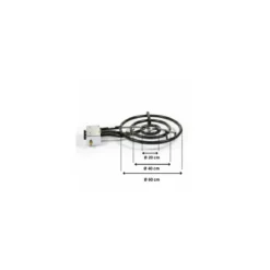 Réchaud à paella Pro ø 60 cm avec thermocouple et piètement Garcima