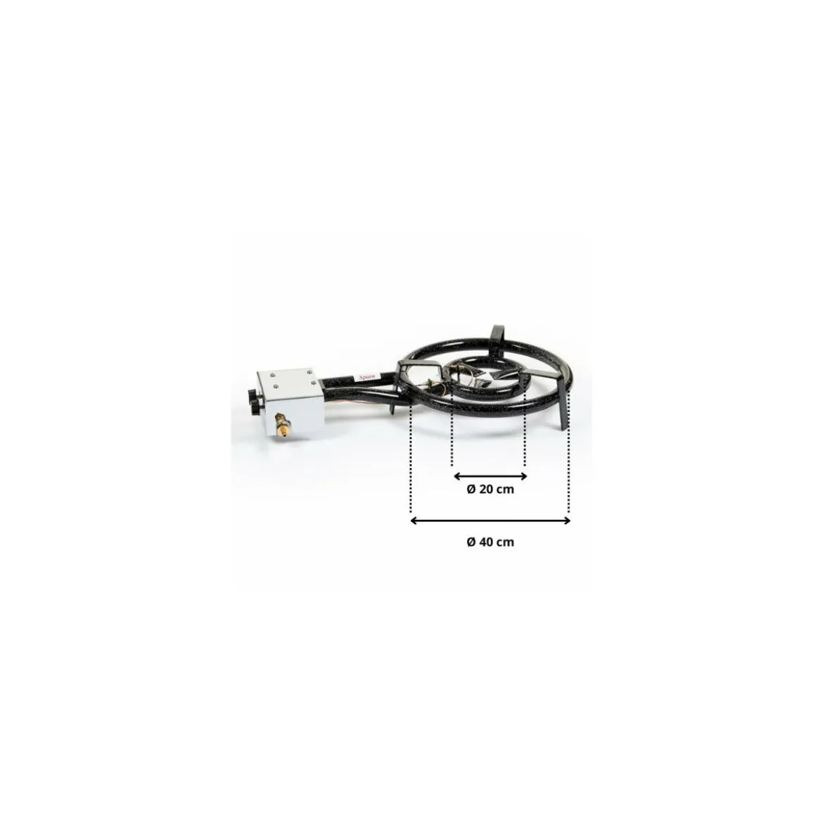 Réchaud à paella Pro ø 40 cm avec thermocouple Garcima