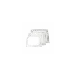 Rectangle dentelles papier blanc 45 x 36 cm - par 250