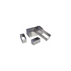 Rectangle inox 9 x 3,5 x 3 cm