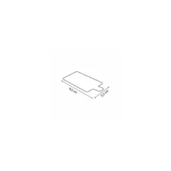 Rectangle pâtissier à languette or et noir 9,5 x 5,5 cm - par 200