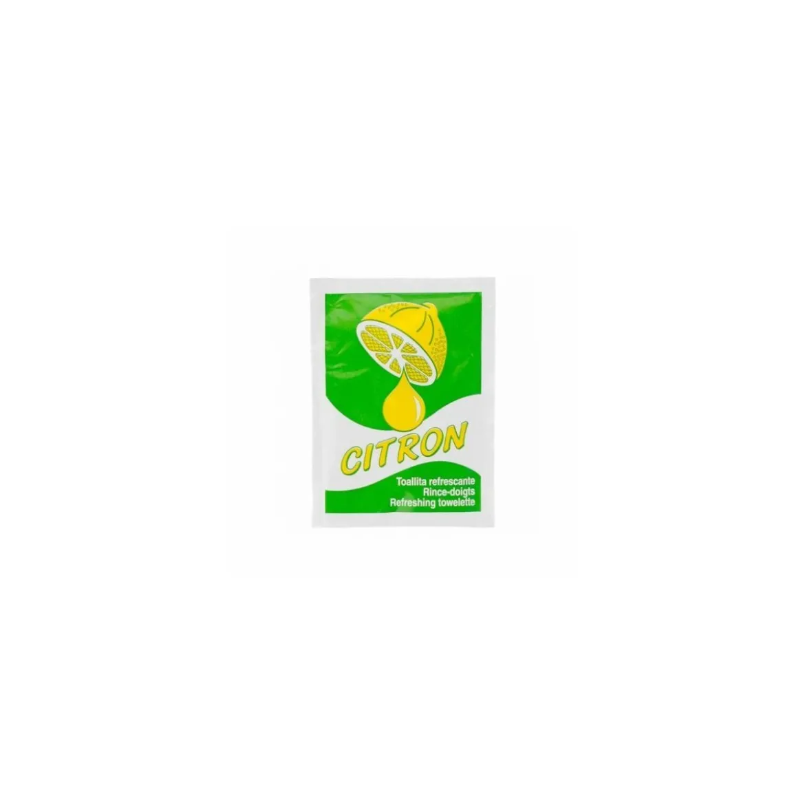 Rince-doigts rafraîchissant citron 6x8 cm- par 500