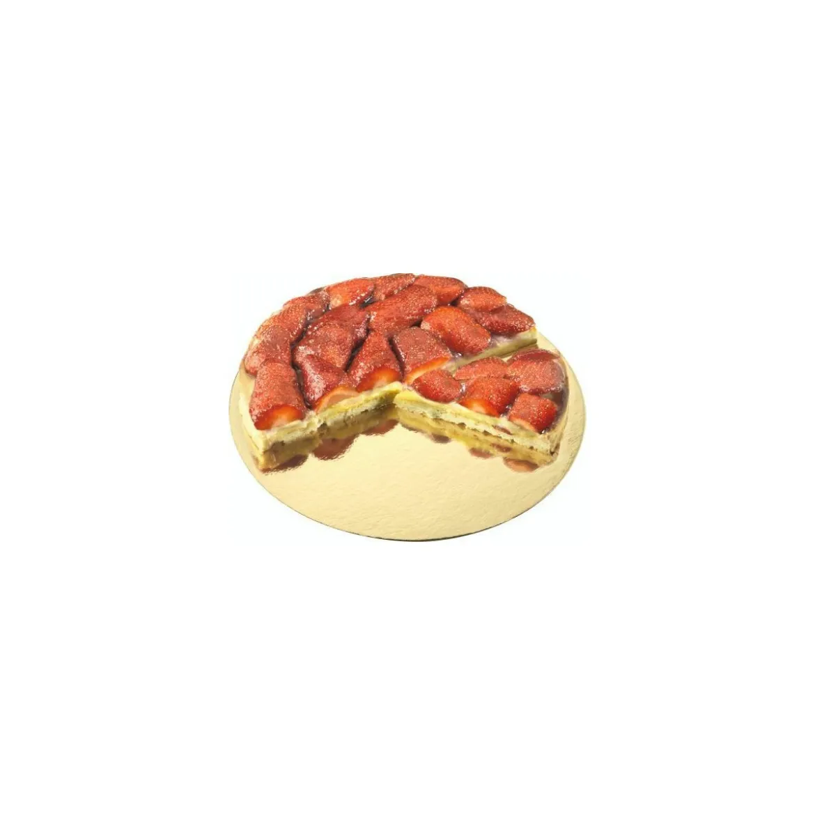 Rond pâtissier carton or extra-fort ø 26 cm - par 100
