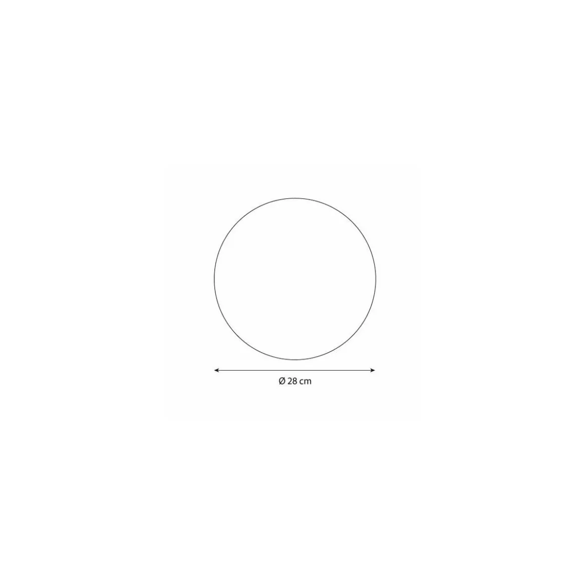 Rond pâtissier carton or extra-fort ø 28 cm - par 100