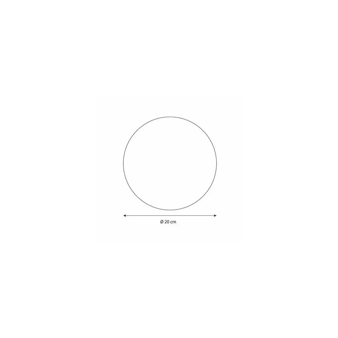 Rond pâtissier carton or extra-fort ø 20 cm - par 100