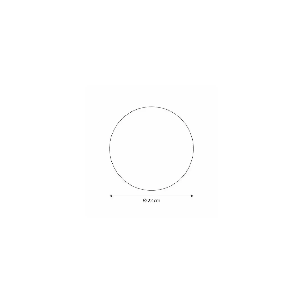 Rond pâtissier carton or extra-fort ø 22 cm - par 100