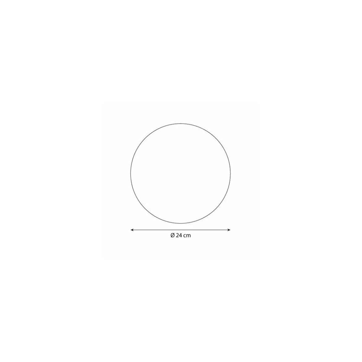 Rond pâtissier carton or extra-fort ø 24 cm - par 100