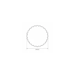 Rond pâtissier festonné ø 250 mm - par 250