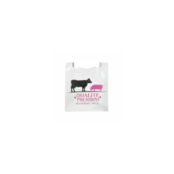 Sac bretelles Premium PEBD 50 µ 45 x 26 + 6 cm - par 500