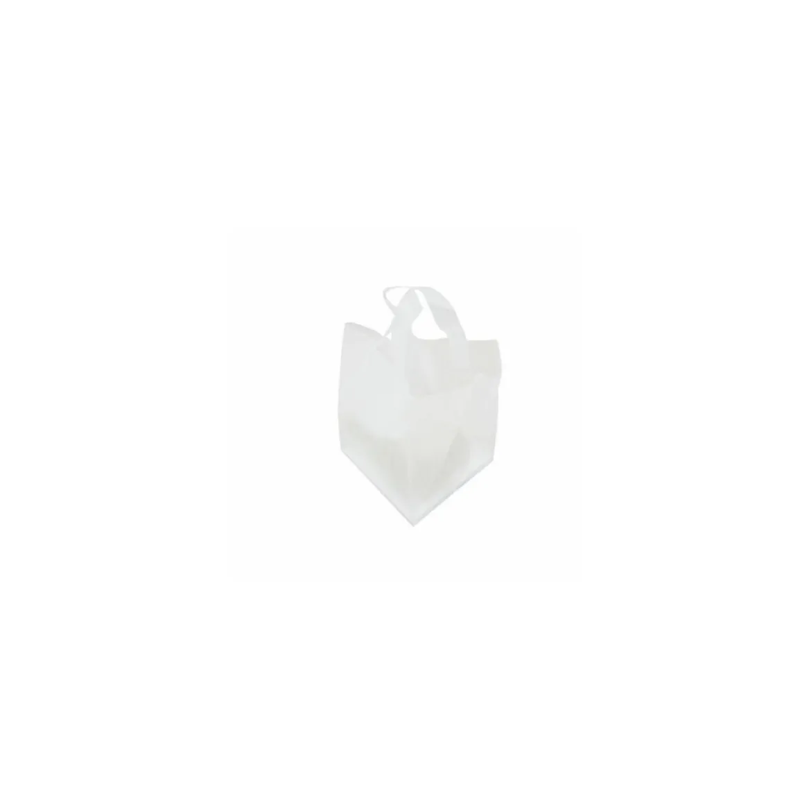 Sac cabas traiteur plastique avec renfort de fond 32 x 22 x 30 cm - par 25