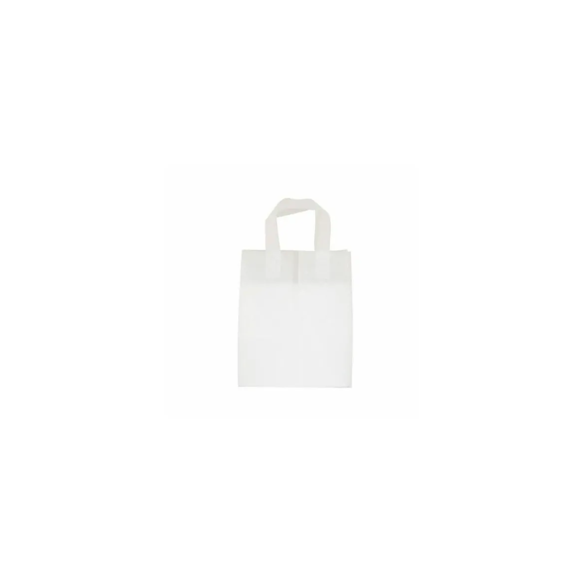 Sac cabas traiteur plastique avec renfort de fond 22 x 21 x 28 cm - par 25