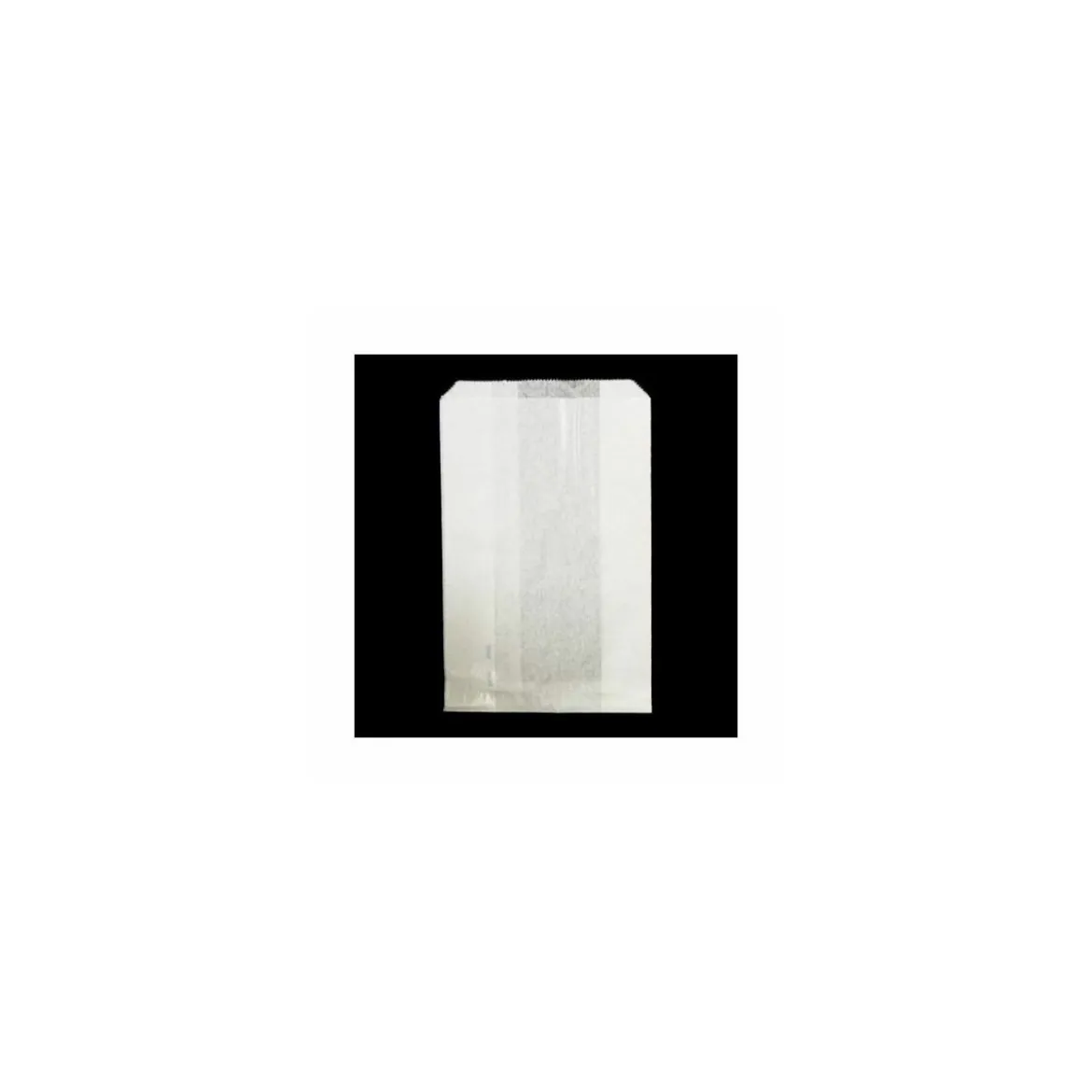Sachet croissants papier kraft blanc 14 + 7 x 22 cm (n°103) - par 1000