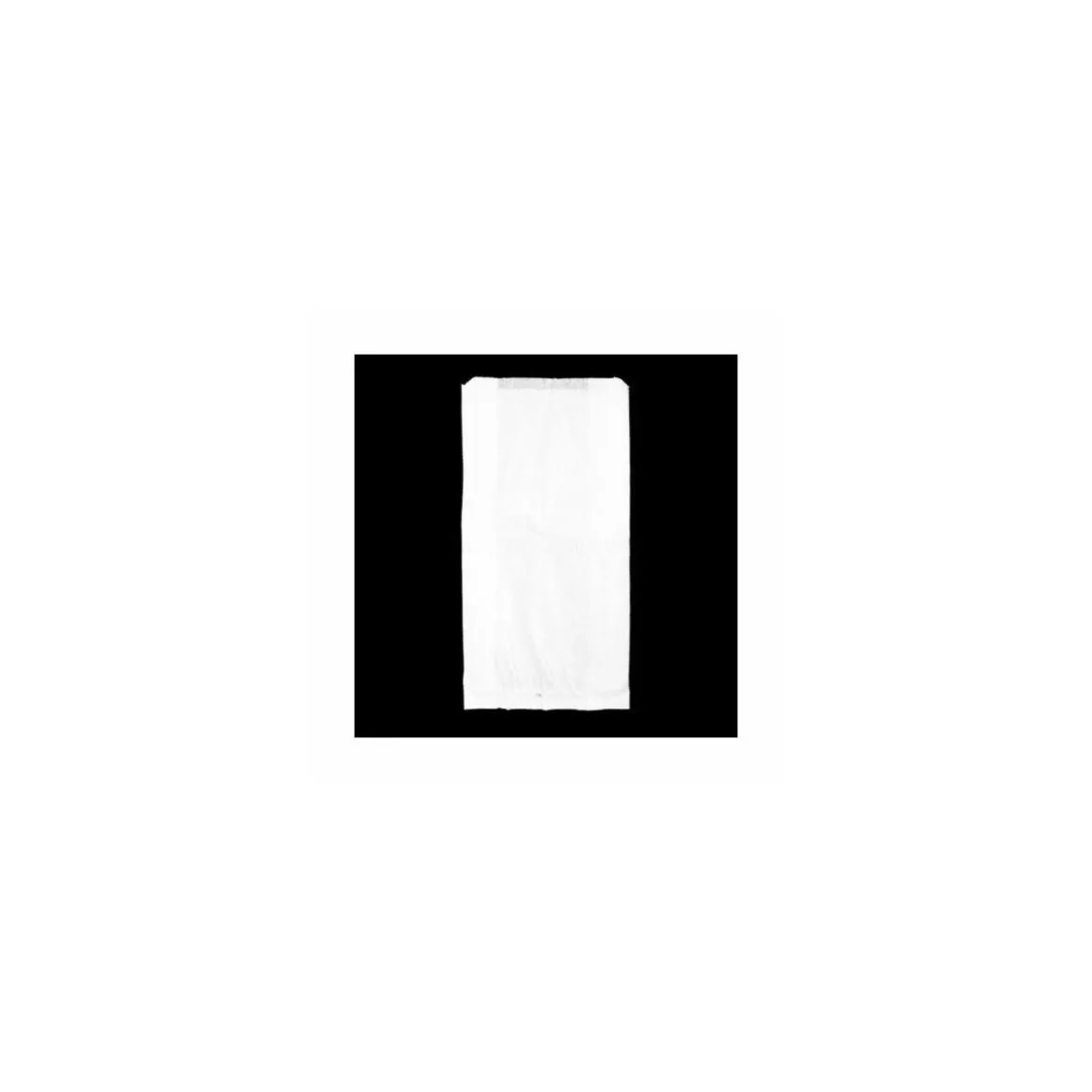 Sachet croissants papier kraft blanc 18 + 8 x 35 cm (n°106) - par 1000
