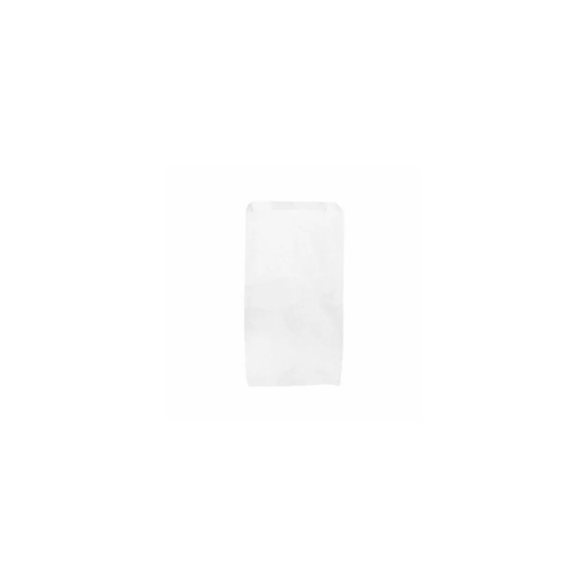 Sachet croissants papier kraft blanc 18 + 8 x 35 cm (n°106) - par 1000