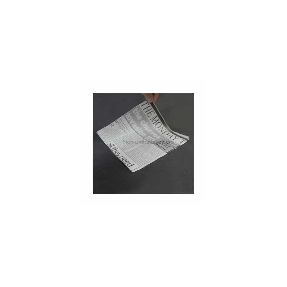 Sachet kraft blanc ouvert 2 côtés "Times" 17 x 18 cm - par 500